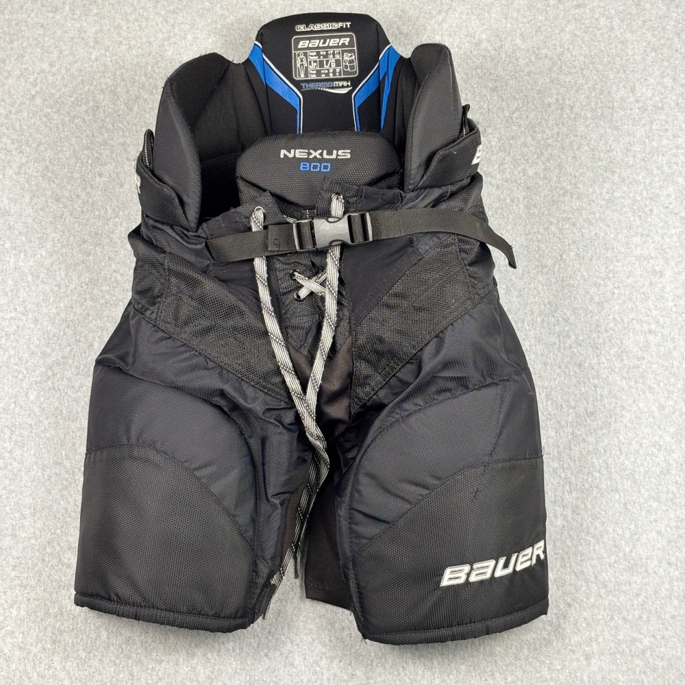 Bauer Nexus 800 Ice Hockey Pants Junior Large Black Classic Fit Thermo Max